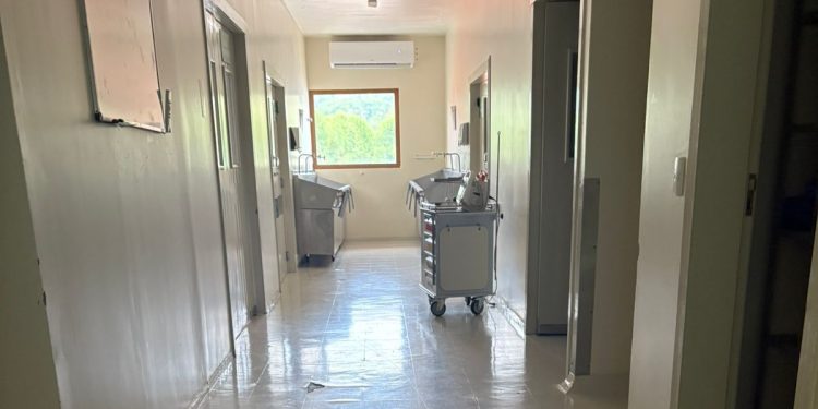 Centro Cirúrgico do HIC, em Nova Trento, passa por reforma para adequação às normas sanitárias