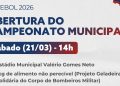 Campeonato Municipal de Futebol de SJB inicia neste sábado (21/03) com rodada dupla