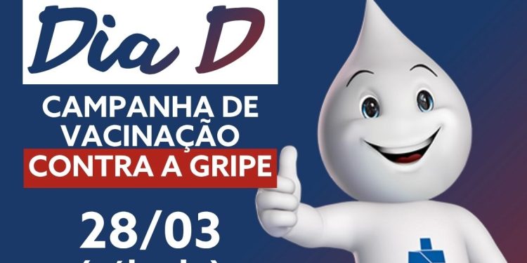 Campanha de vacinação contra a gripe inicia neste sábado (28/03) em São João Batista com Dia D