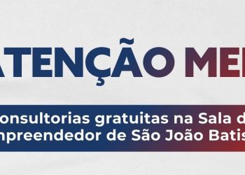MEIs terão acesso a consultorias gratuitas na Sala do Empreendedor de São João Batista