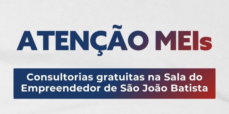 MEIs terão acesso a consultorias gratuitas na Sala do Empreendedor de São João Batista