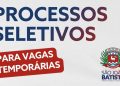 Prefeitura de São João Batista lança processos seletivos para vagas temporárias na Educação e na Fube
