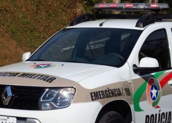 Policia Militar de Canelinha cumpre mandado de prisão após denuncia de ameaça