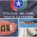 Após discussão Polícia Militar encontra faca droga e carne furtada de supermercado em São João Batista