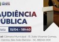 Conselho Municipal do Plano Diretor de São João Batista promove audiência pública nesta quarta-feira (15/04)
