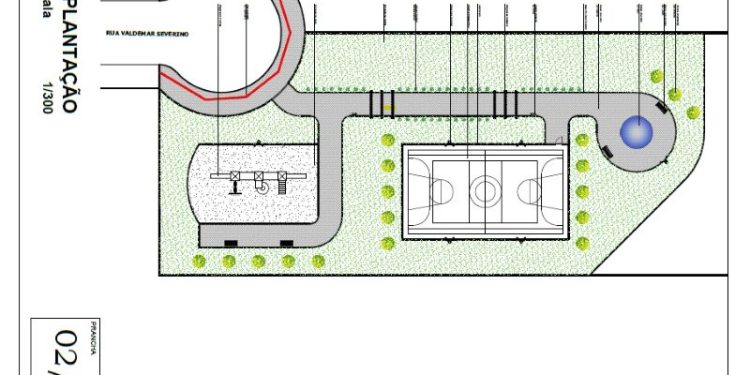 Prefeito de Canelinha assina ordem de serviço para construção de área de lazer na Rua Valdemar Severino