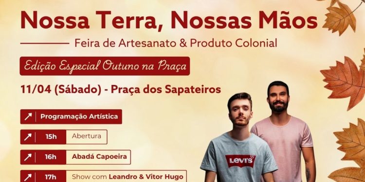 Feira “Nossa Terra, Nossas Mãos” terá edição especial no dia 11 de abril