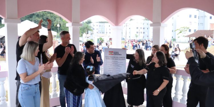 Novo espaço cultural é inaugurado em Canelinha com homenagem à Maria dos Santos Reis