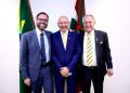 Luciano Hang acompanha posse de Hermes Klann em Brasília