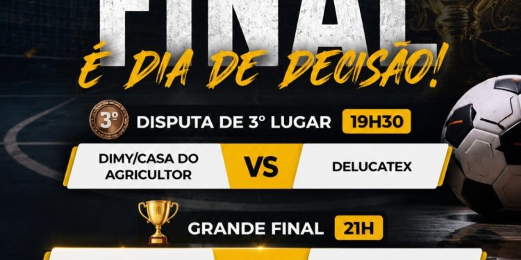 Final do Campeonato Municipal de Futsal de Empresas 2026 acontece nesta quarta-feira (27) em Nova Trento