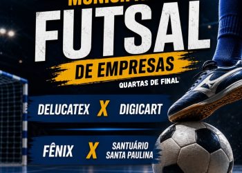 Futsal de Empresas 2026 em Nova Trento define classificados e entra na fase de quartas de final