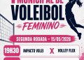 Campeonato Municipal de Voleibol Feminino segue com segunda rodada nesta sexta-feira (15), em Nova Trento