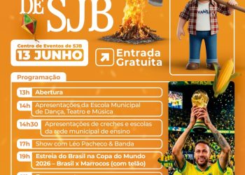 2º Arraiá de SJB movimenta o Centro de Eventos neste sábado (13/06)