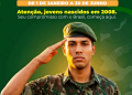 Jovens nascidos em 2008 devem realizar o Alistamento Militar até 30 de junho em Canelinha