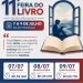11ª Feira do Livro de São João Batista será realizada de 7 a 9 de julho
