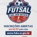 Fube abre inscrições para o Campeonato Municipal de Futsal 2026