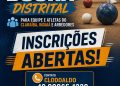 Inscrições abertas para o Campeonato de Bocha Distrital em Nova Trento