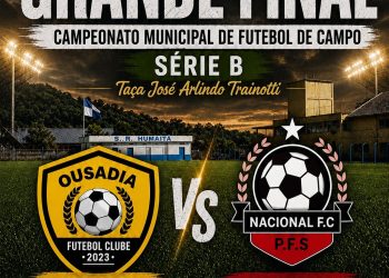 Grande final do Campeonato Municipal de Futebol de Campo Série B de Nova Trento acontece neste sábado