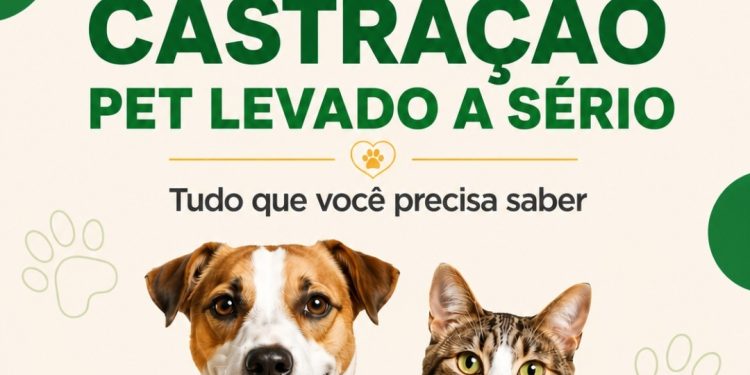 Programa Pet Levado a Sério segue com inscrições abertas em Nova Trento e orienta tutores sobre critérios para castração
