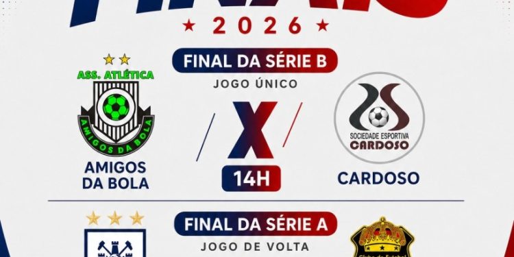 Finais do Campeonato Municipal de Futebol de São João Batista serão disputadas neste sábado (27/06)