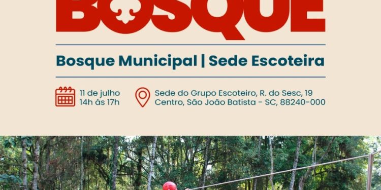 Grupo Escoteiro São João Batista promove 7º Aventure-se no Bosque neste sábado (11/07)