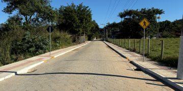 Pavimentação na Ribanceira do Norte será entregue neste sábado (11/07) em São João Batista