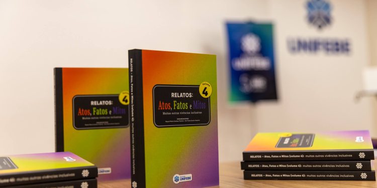 Editora da UNIFEBE lança volume 4 da obra Relatos: Atos, Fatos e Mitos – Muitas outras vivências inclusivas