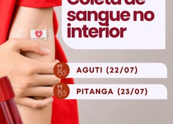 Coletas de sangue no interior: Confira as datas de julho