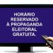 Horário eleitoral no rádio e TV começa nesta sexta-feira