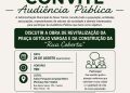 População de Nova Trento é convidada a participar de Audiência Pública sobre a Rua e Praça Cobertas