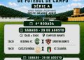 Campeonato Municipal de Futebol de Campo Série A terá 4ª rodada neste sábado