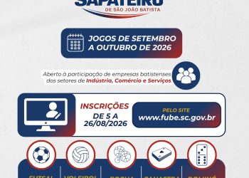 Período de inscrições para a 19ª Copa do Sapateiro encerra nesta quarta-feira (26/08)