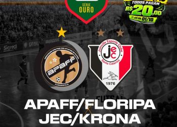 São João Batista receberá partida da Série Ouro do Campeonato Catarinense de Futsal
