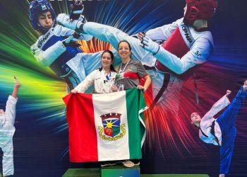 Aluna de Nova Trento conquista 2º lugar na Copa Santa Catarina de Taekwondo