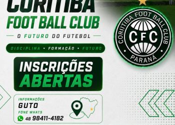 Nova Trento terá escolinha de futebol em parceria com o Coritiba