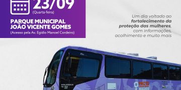 Voltado à prevenção da violência contra a mulher, Ônibus Lilás retorna a São João Batista no dia 23 de setembro