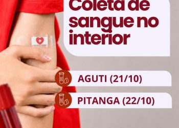 Confira as datas da coleta de sangue no interior em Nova Trento